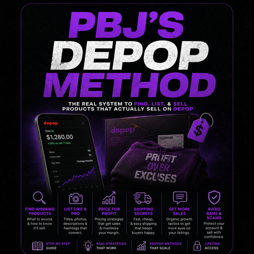 📱PBJ’s Depop Method