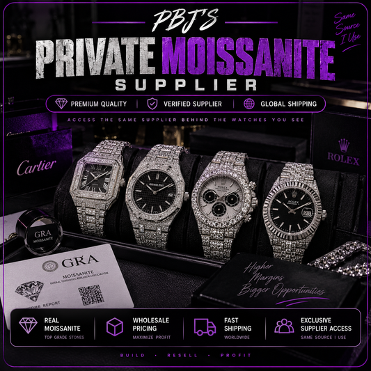 PBJ’s Private Moissanite Watch Supplier
